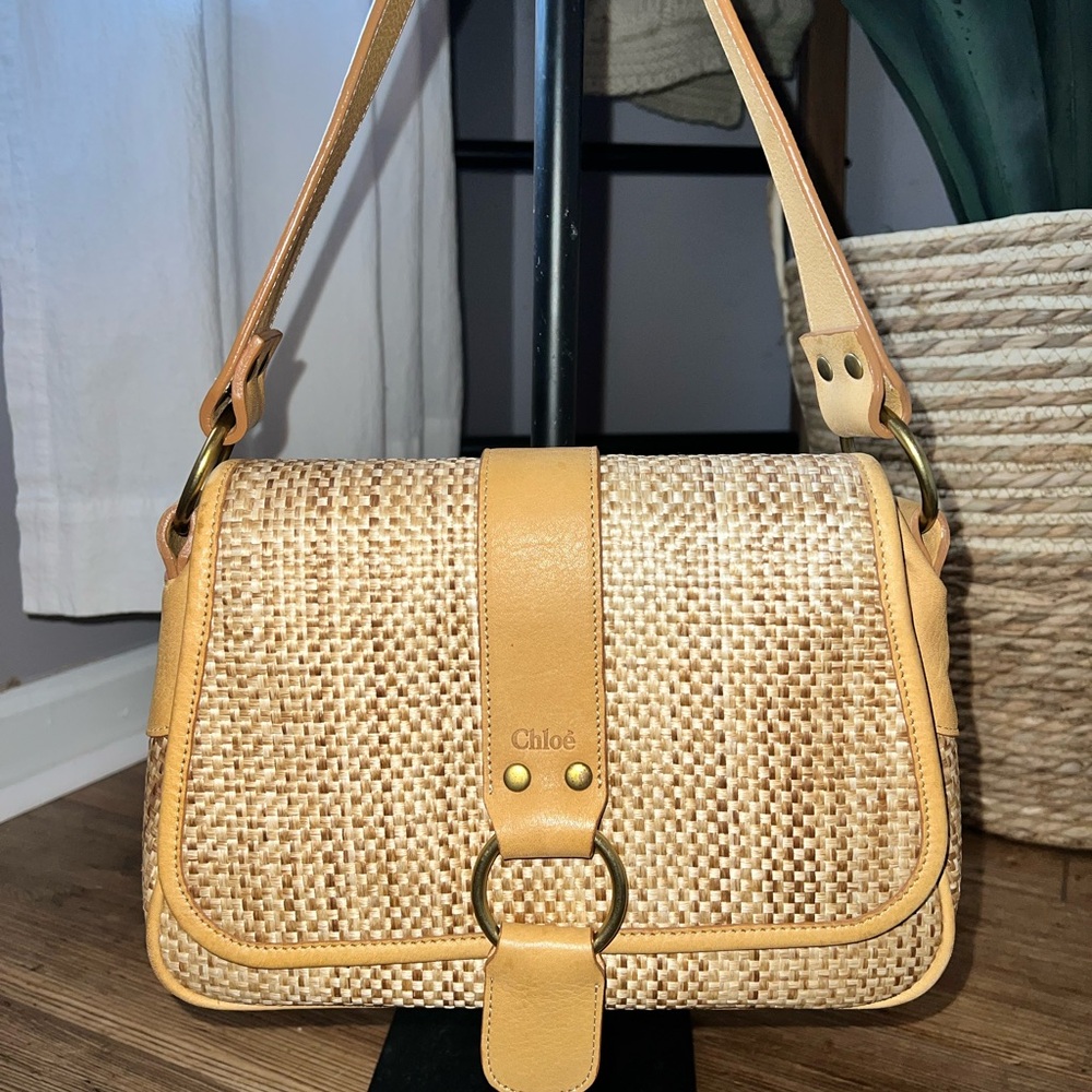 Chloé Raffia shoulder bag